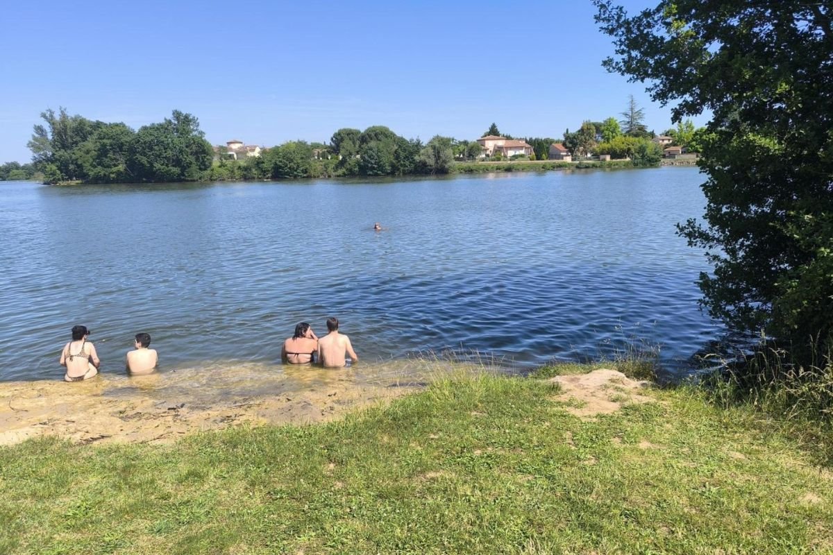 Berges du Tarn pour une sortie pêche près d'Albi et Gaillac